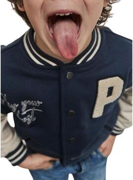 Bomber Mayoral varsity blu per ragazzo