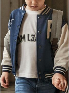 Bomber Mayoral varsity blu per ragazzo
