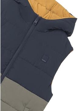 Gilet Mayoral reversibile multicolore per bambino.