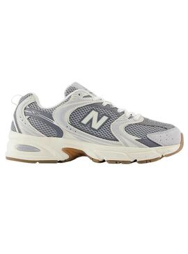 Scarpe da ginnastica New Balance 530 bianche e grigie per donna
