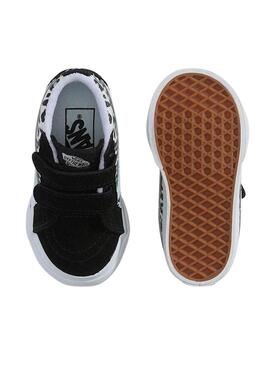 Scarpe Vans Sk8-Mid Leopardo per bambina piccola.
