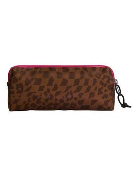 Astuccio Vans Old Skool leopardato per bambini