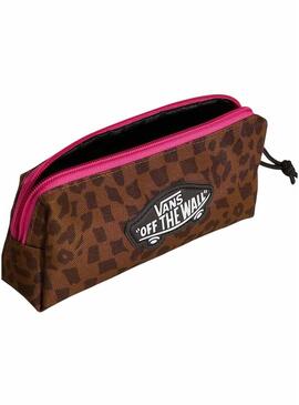 Astuccio Vans Old Skool leopardato per bambini