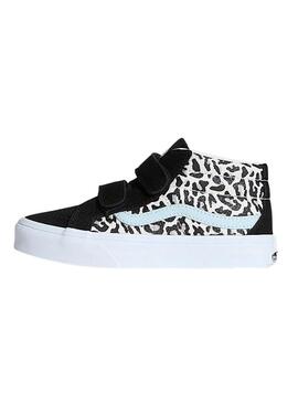 Scarpe Vans Sk8-Mid Leopardate per ragazze