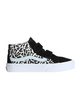 Scarpe Vans Sk8-Mid Leopardate per ragazze