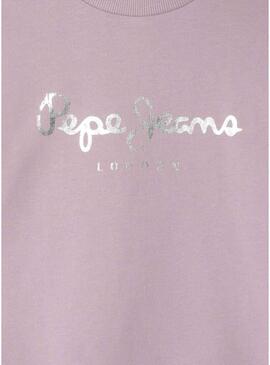 Felpa Pepe Jeans Annie rosa per bambina