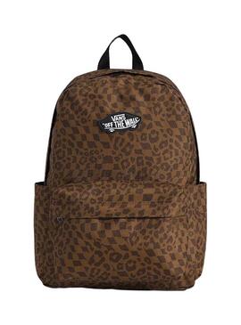 Zaino Vans Old Skool Grom leopardato per bambini