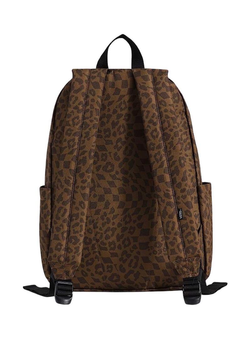 Zaino Vans Old Skool Grom leopardato per bambini