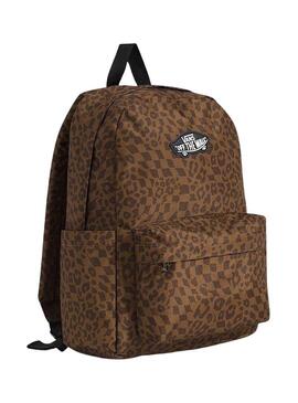 Zaino Vans Old Skool Grom leopardato per bambini