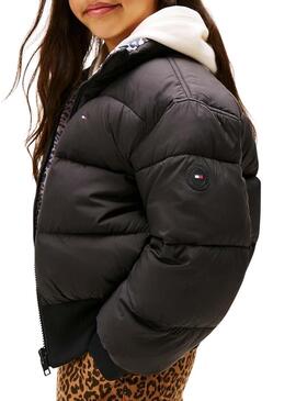 Giacca bomber Tommy Hilfiger reversibile per bambina