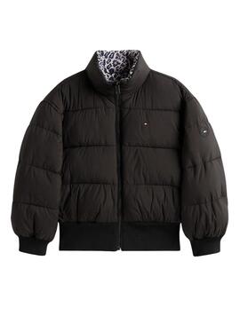 Giacca bomber Tommy Hilfiger reversibile per bambina