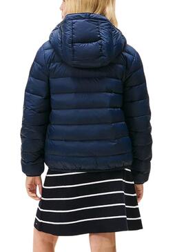 Giacca trapuntata Tommy Hilfiger blu navy per bambini
