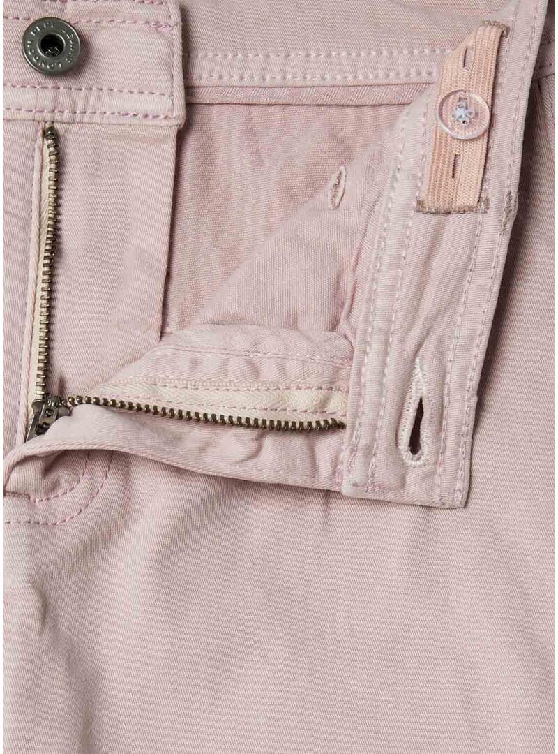Pantaloni Pepe Jeans Catalina rosa per bambina