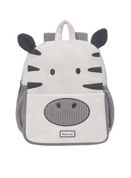 Zaino Mayoral zebra grigio per bambini.