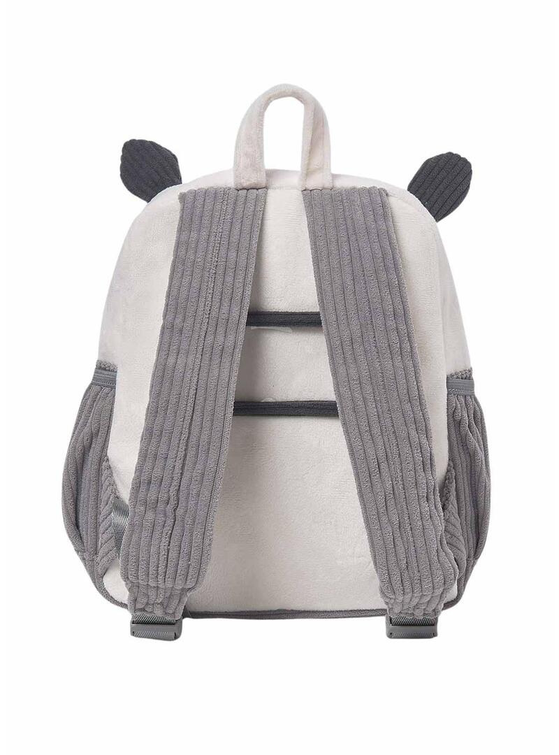 Zaino Mayoral zebra grigio per bambini.