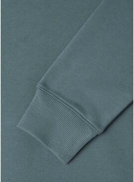 Felpa Pepe Jeans Art con cappuccio verde bambino