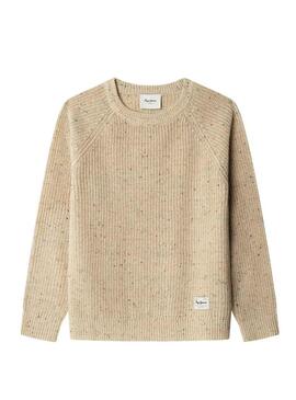 Maglia Pepe Jeans Pason color biscotto per bambino