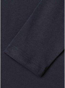 Maglietta Pepe Jeans New Herman logo marino bambino