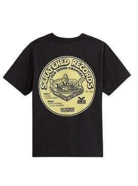 Maglietta Vans Scratched Records nera per bambino
