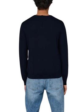 Maglia Only and Sons Wyler blu scuro per uomo.