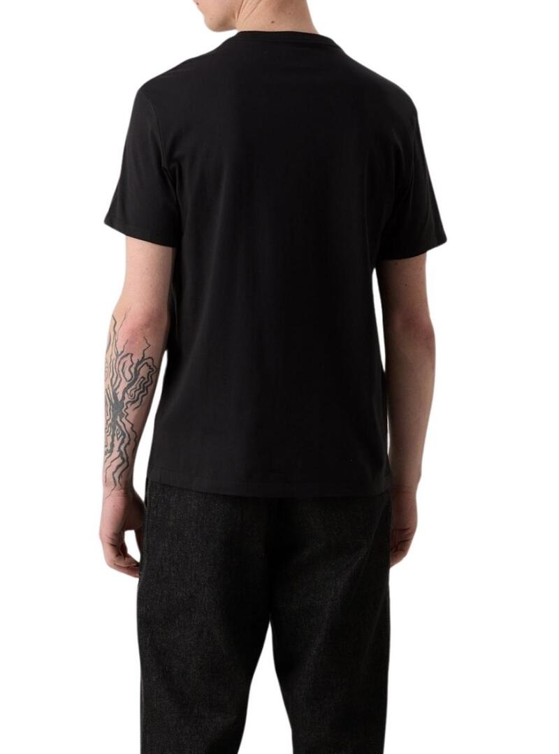 Maglietta Calvin Klein Line Logo nera per uomo