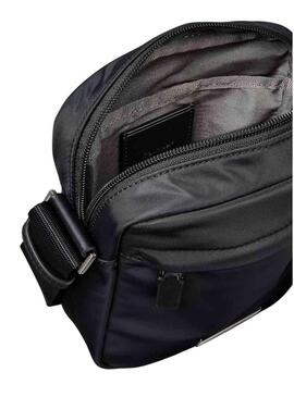 Borsa Calvin Klein Reporter in nylon nero per uomo.