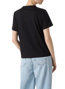 Maglietta Calvin Klein Jeans Classic Boxed nera da donna