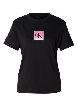 Maglietta Calvin Klein Jeans Classic Boxed nera da donna