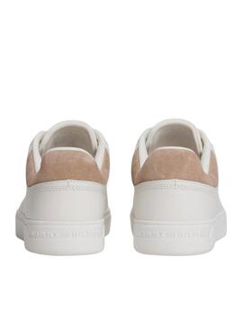 Sneakers Tommy Hilfiger Casual Cupsole bianche per donna.