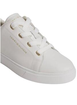Sneakers Tommy Hilfiger Casual Cupsole bianche per donna.