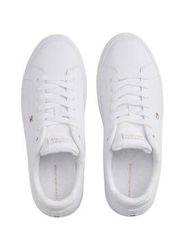 Scarpe Tommy Hilfiger Icon bianche da donna.