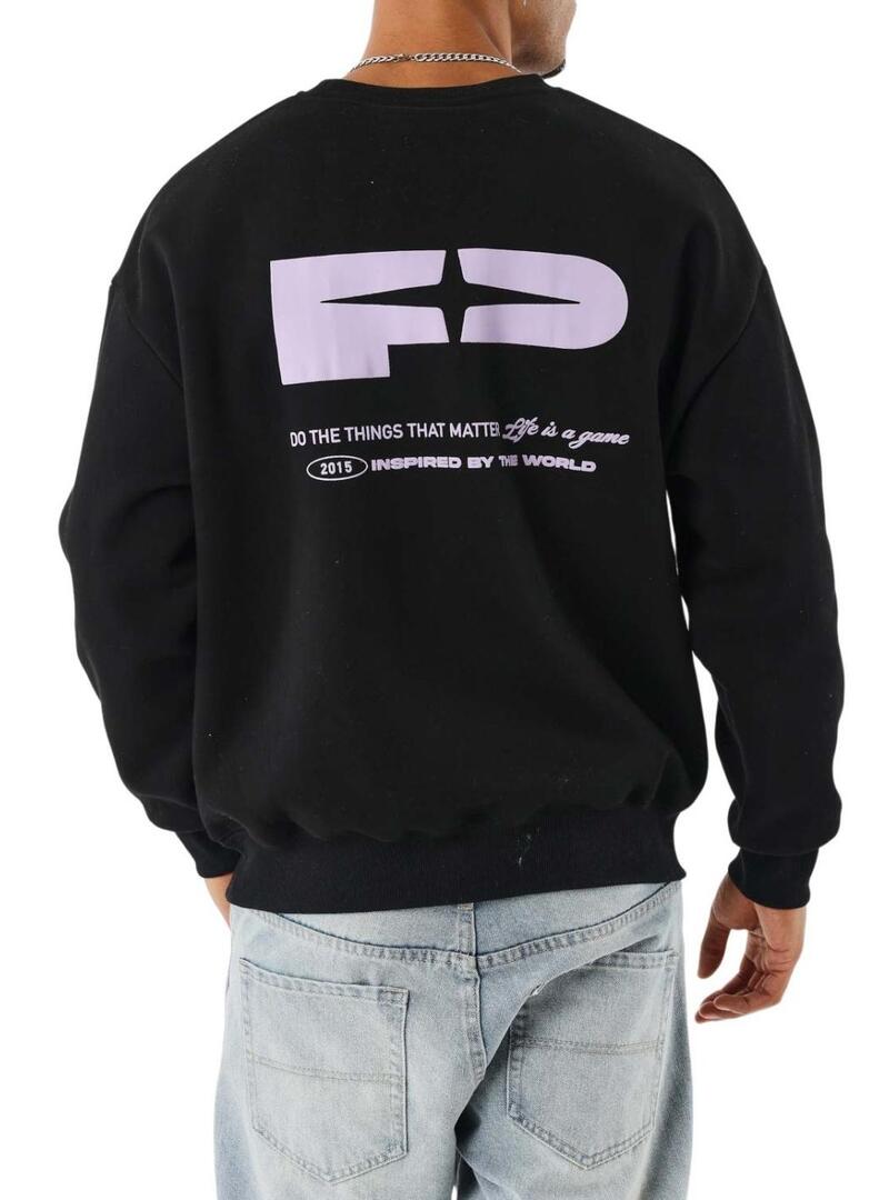 Maglione Project x Paris Life is a game nero per uomo
