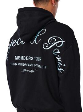Felpa Project x Paris Member's Club nera per uomo.