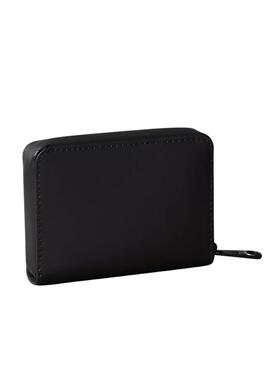 Borsa Calvin Klein Utility piccola con zip nera da donna