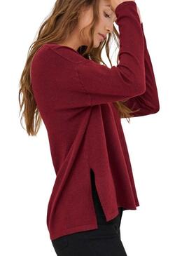 Maglia Only Malio granata per donna