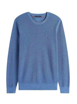 Maglia Tommy Hilfiger Essential Structure blu per uomo