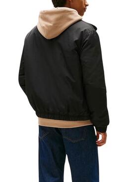 Giacca Tommy Jeans Essential Padded nera per uomo