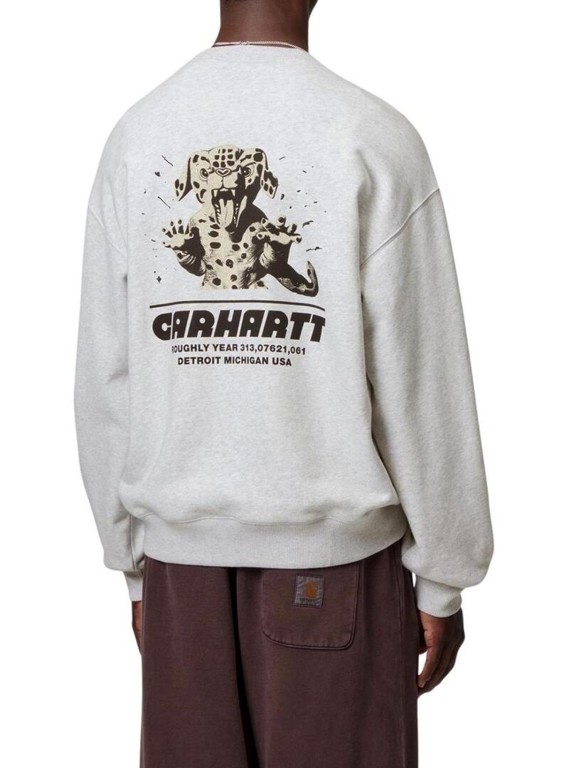 Felpa Carhartt Wiptopia grigia per uomo