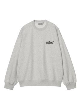 Felpa Carhartt Wiptopia grigia per uomo