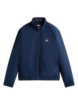 Giacca Tommy Jeans Essential Padded blu per uomo.