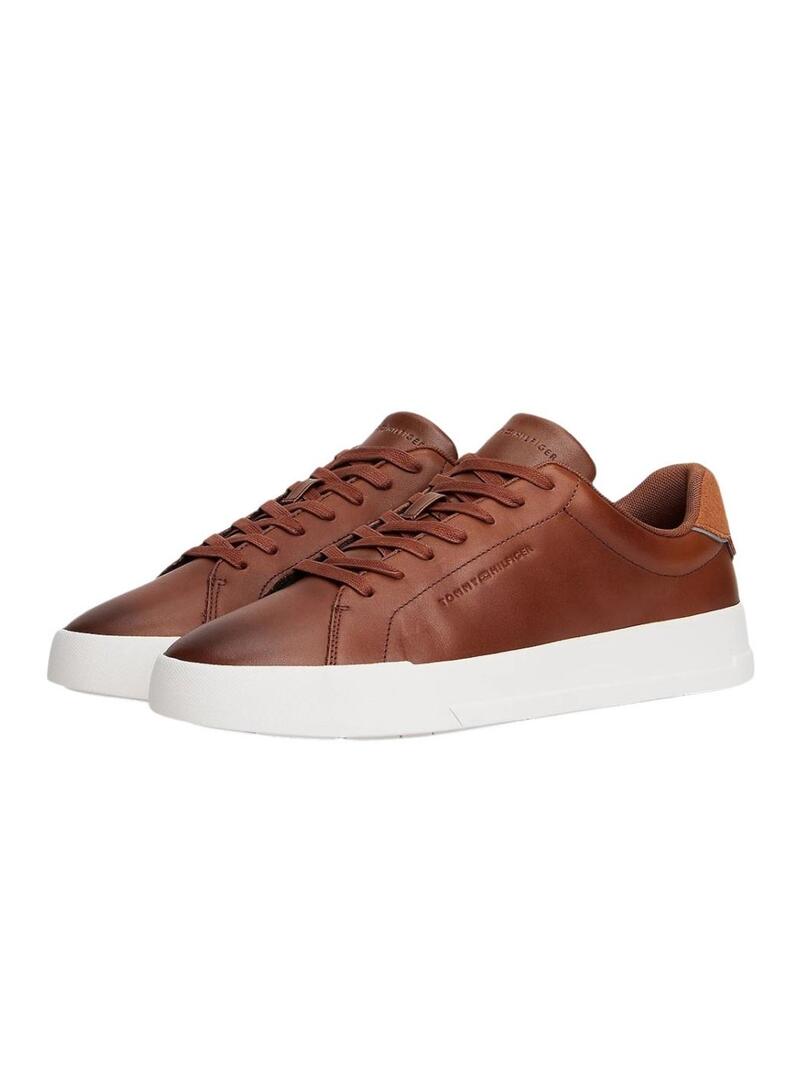 Scarpe da ginnastica Tommy Hilfiger Court marrone per uomo