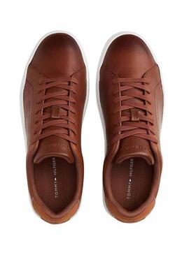 Scarpe da ginnastica Tommy Hilfiger Court marrone per uomo