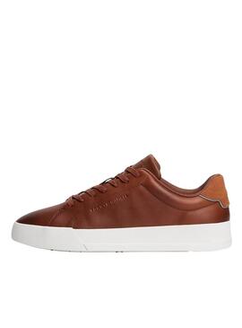 Scarpe da ginnastica Tommy Hilfiger Court marrone per uomo