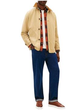 Scarpe da ginnastica Tommy Hilfiger Court marrone per uomo