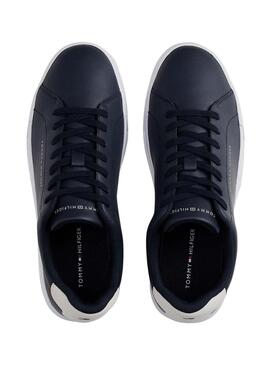 Scarpe da ginnastica Tommy Hilfiger Court blu scuro per uomo.