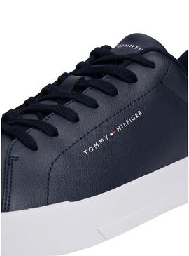 Scarpe da ginnastica Tommy Hilfiger Court blu scuro per uomo.
