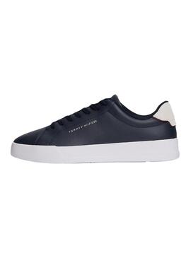 Scarpe da ginnastica Tommy Hilfiger Court blu scuro per uomo.