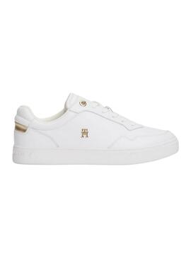 Sneakers Tommy Hilfiger Elevated bianche da donna.