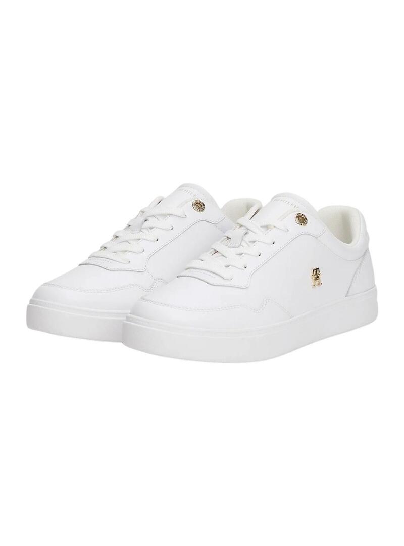 Sneakers Tommy Hilfiger Elevated bianche da donna.