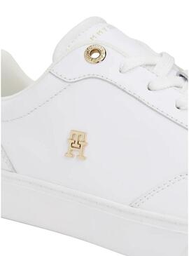 Sneakers Tommy Hilfiger Elevated bianche da donna.